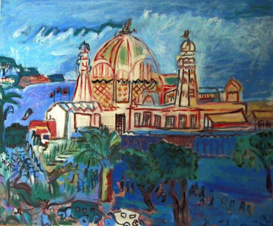 d'après Raoul Dufy : Le Casino de Nice (Copie) - Jean-Guy Bègue